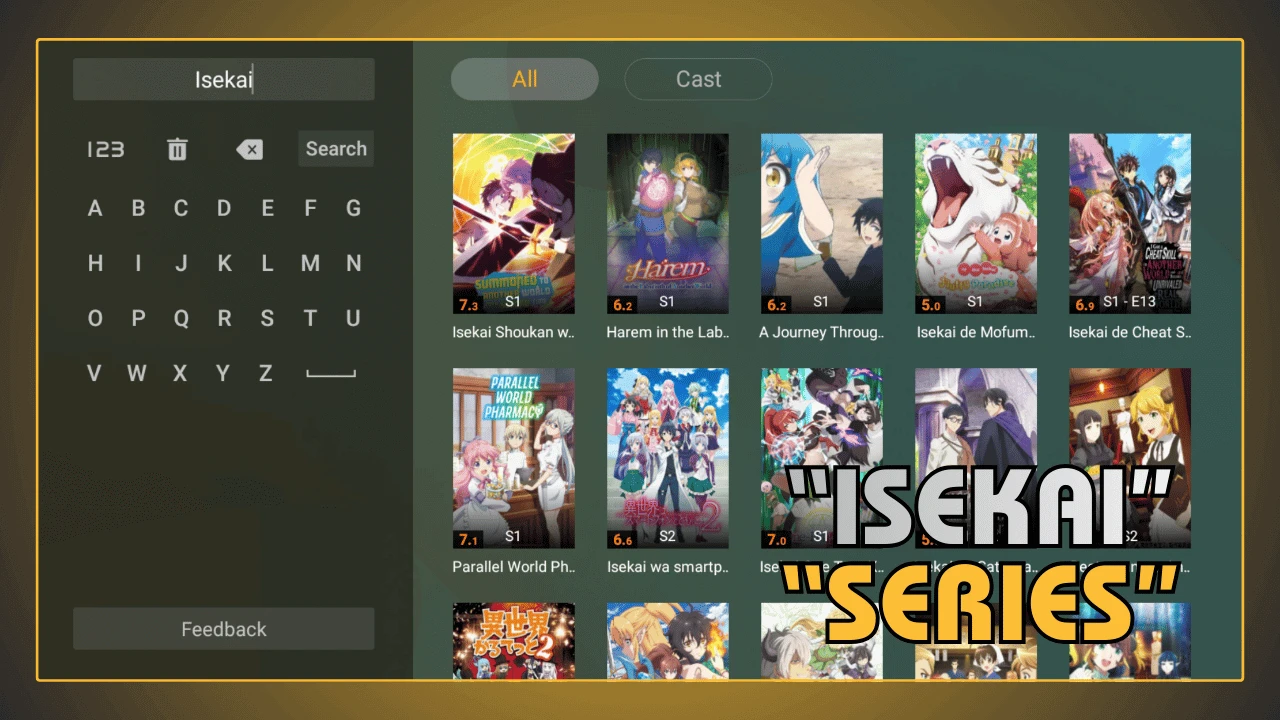 Anime isekai no YouCine APK