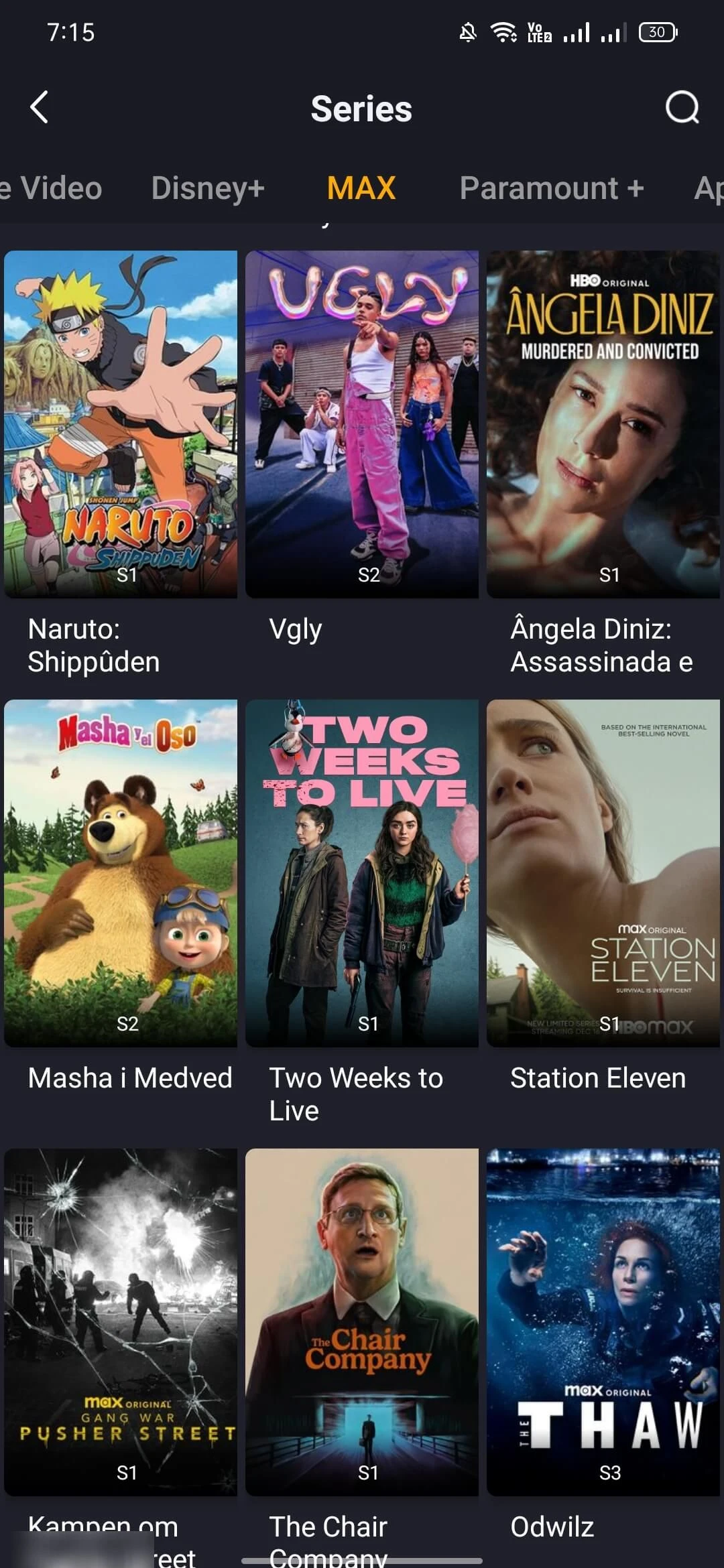 YouCine séries MAX