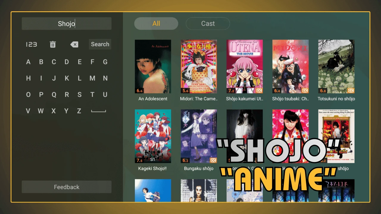 Anime shojo no YouCine APK